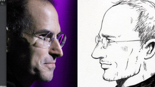 Illustration for article titled How Does Japanese Manga Steve Jobs Compare to Real Steve Jobs?